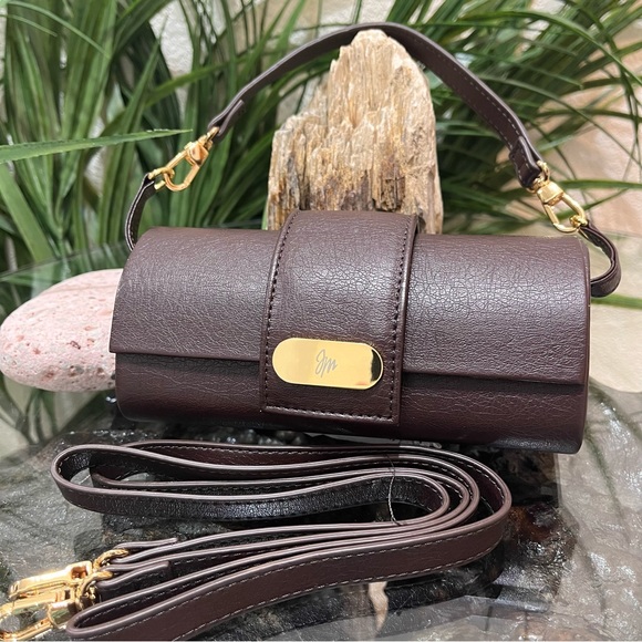 JM Collection Handbags - 🔥NWOT🔥 JM Collection Brown Leather
Mini Purse With Multiple Straps